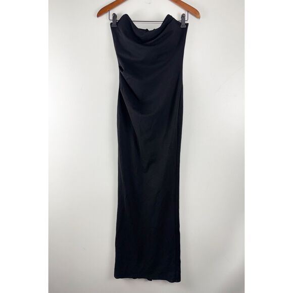 Michael Costello Black Strapless Maxi Dress - Picture 4 of 8